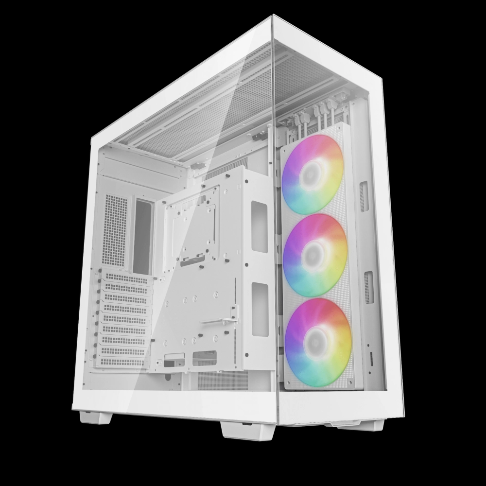 Thùng máy Case Deepcool CH780 WH - Trắng | E-ATX, sẵn 3 fan ARGB 140
